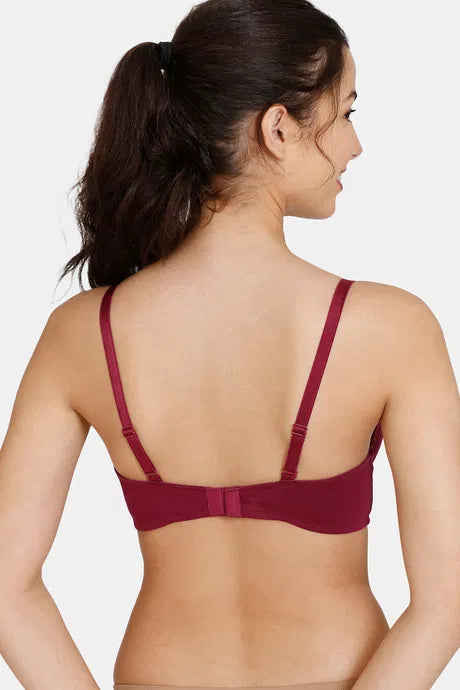 Padded Wired 3/4Th Coverage T-Shirt Bra - Purple Potion