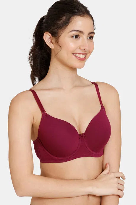 Padded Wired 3/4Th Coverage T-Shirt Bra - Purple Potion