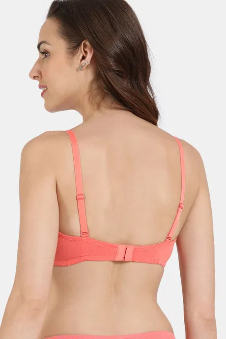 Padded Wired 3/4Th Coverage T-Shirt Bra - Georgia Peach